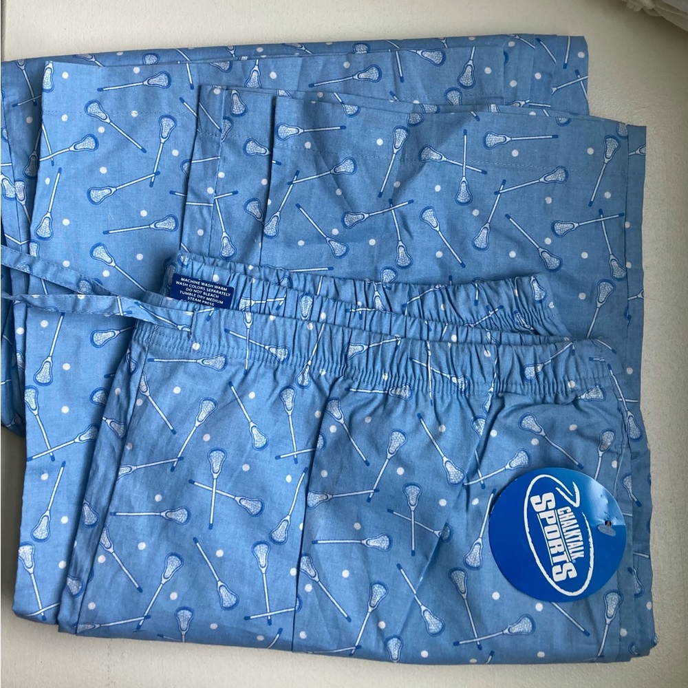 Men’s 100% cotton lacrosse pajama bottoms